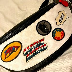 NWT coach Marvel comic belt bag